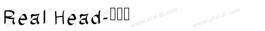 Real Head字体转换